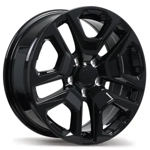 Replika – R268 – Black – 17″x7″ 35mm – All weather Wheels – R268-1770-65BN+35F601